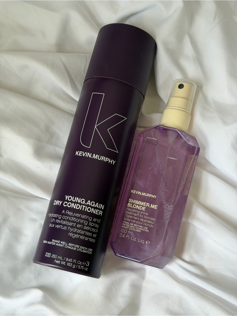 NEW KEVIN.MURPHY Hair Bundle: SHIMMER.ME BLONDE / YOUNG.AGAIN DRY CONDITIONER